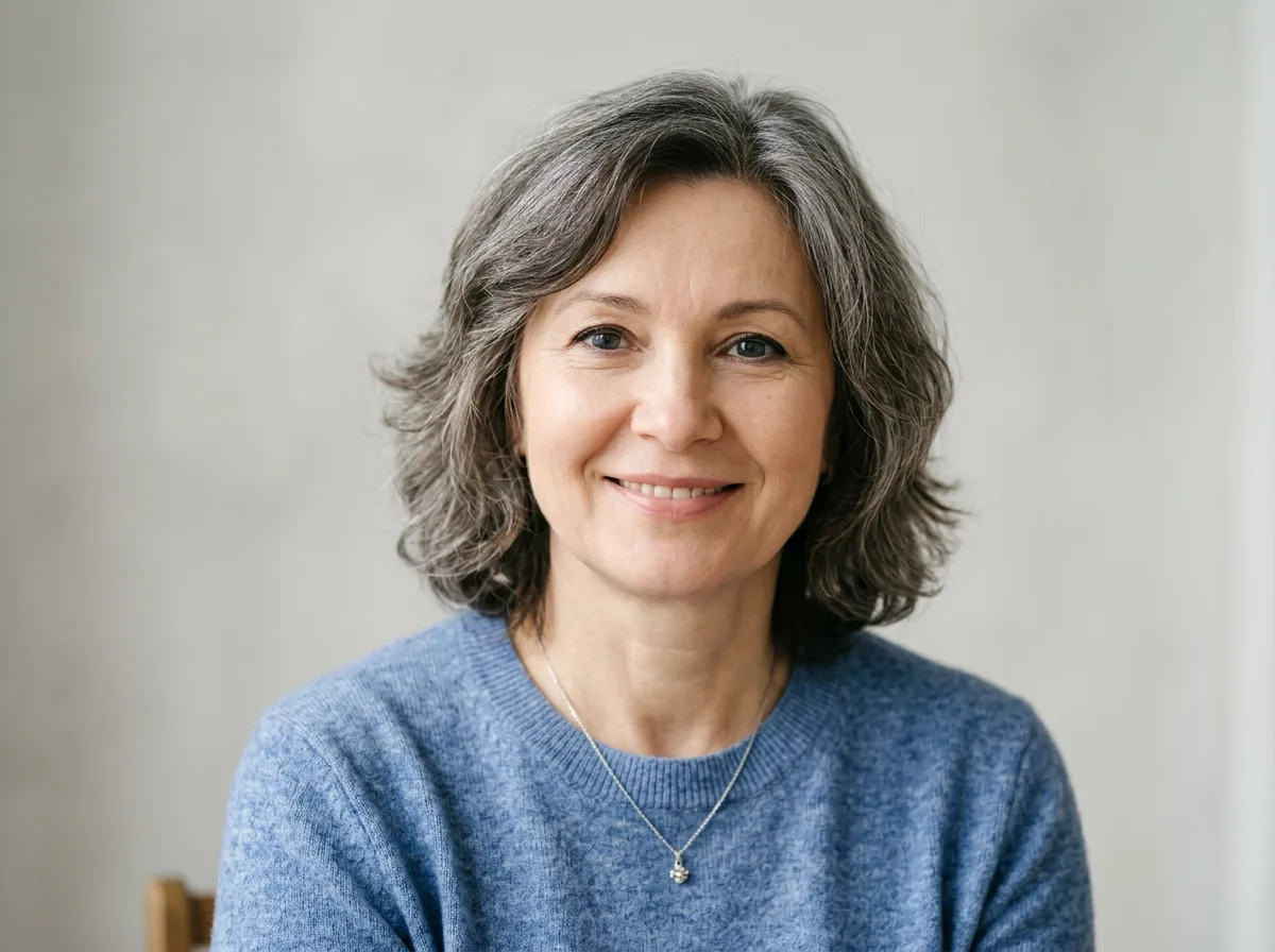 Аватар Елены Ивановны, женщина средних лет, нейтральный портрет, светлый фон